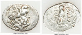EPIRUS. Federal coinage of the Epirote Republic. Ca. 232-168 BC. AR drachm (24mm, 4.82 gm, 12h). Choice VF. Head of Zeus of Dodona right, wearing wrea...