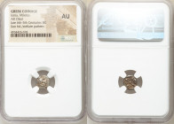 IONIA. Miletus. Ca. late 6th-5th centuries BC. AR 1/12 stater or obol (10mm). NGC AU. Milesian standard. Forepart of roaring lion left, head reverted ...