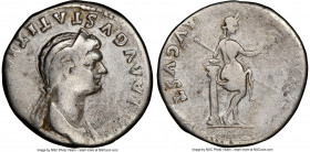 Julia Titi (ca. AD 79-90/1). AR denarius (18mm, 6h). NGC Fine. Rome, AD 80-81. IVLIA AVGVSTA TITI AVGVSTI F•, draped bust of Julia Titi right, seen fr...