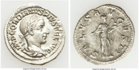 Gordian III (AD 238-244). AR denarius (21mm, 2.70 gm, 12h). Choice XF. Rome, summer AD 241. IMP GORDIANVS PIVS FEL AVG, laureate, draped and cuirassed...