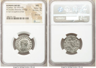 Aurelian (AD 270-275). BI antoninianus (23mm, 3.93 gm, 11h). NGC MS 4/5 - 4/5, Silvering. Milan, AD 270-275. IMP AVRELIANVS AVG, radiate and cuirassed...