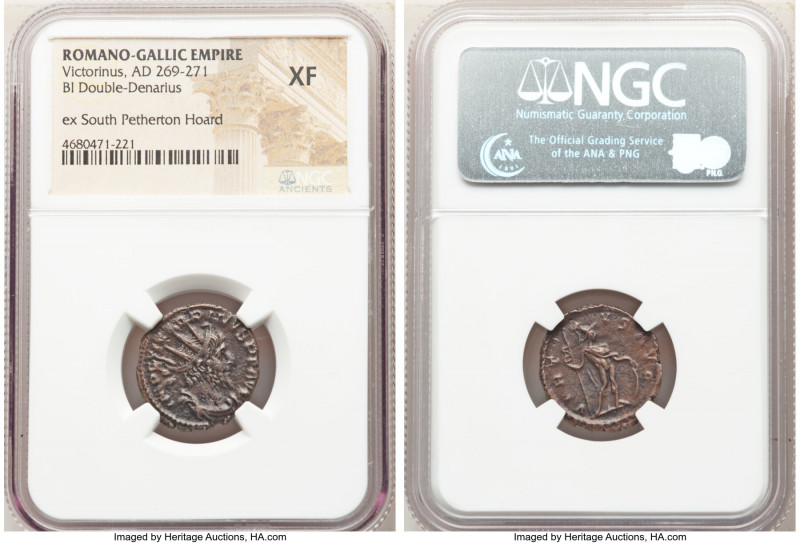 Victorinus, Romano-Gallic Empire (AD 269-271). BI antoninianus (mm, 11h). NGC XF...