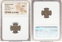 Theodora (AD 305-306). AE4 or BI nummus (15mm, 6h). NGC AU. Trier, 2nd officina, AD 337-340. FL MAX THEO-DORAE AVG, diademed bust of Theodora right, h...