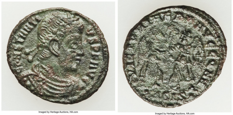 Constantius II, as Augustus (AD 337-361). AE3 or BI nummus (17mm, 1.40 gm, 1h). ...