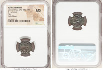 Constantinople Commemorative (ca. AD 330-340). AE3 or BI nummus (17mm, 6h). NGC MS. Trier, 1st officina, AD 333-334, struck under Constantine I to com...