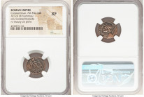 Constantinople Commemorative (ca. AD 330-340). AE3 or BI nummus (17mm, 6h). NGC XF. Lugdunum, 1st officina, ca. AD 332, struck under Constantine I to ...