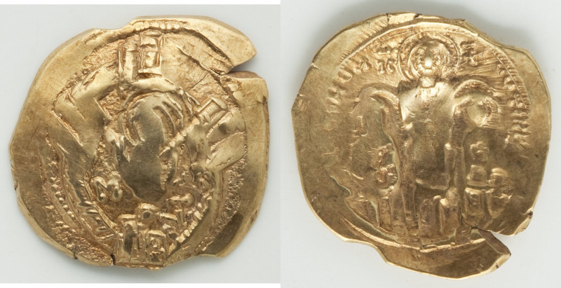 Andronicus II Palaeologus (AD 1282-1328), with Michael IX. EL hyperpyron (25mm, ...