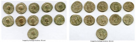 ANCIENT LOTS. Roman Imperial. AD 3rd century. Lot of eleven (11) BI antoniniani. Choice Fine-Choice VF. Includes: BI antoniniani (11), various rulers ...