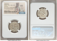 Cilician Armenia. Levon I Tram ND (1198-1219) AU NGC, 23mm. Levon I enthroned / Two lions and cross. 

HID09801242017

© 2020 Heritage Auctions | ...
