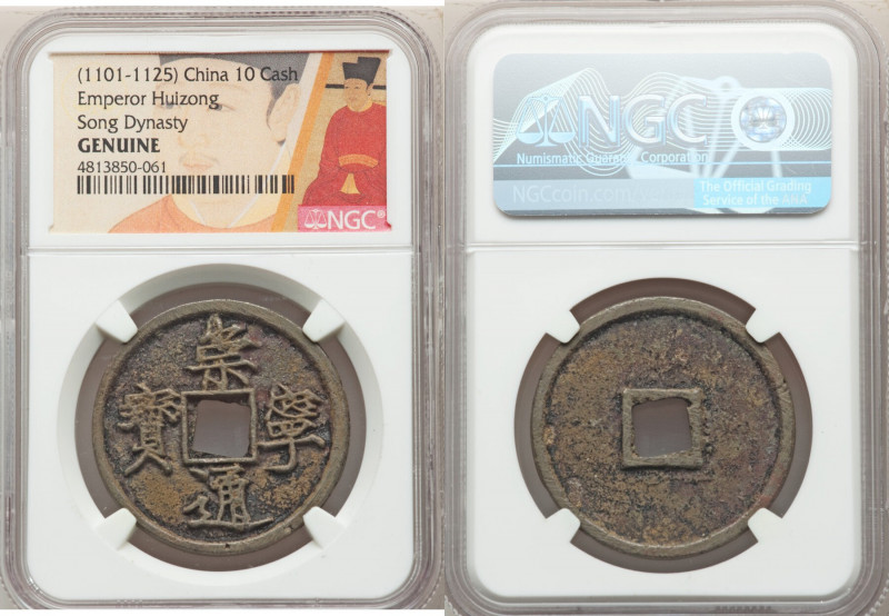 Northern song Dynasty. Hui-Zong 20-Piece Lot of Certified 10 Cash ND (1101-1125)...