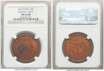 Hunan. Republic 20 Cash ND (1919) MS63 Red and Brown NGC, KM-Y400.5.

HID09801242017

© 2020 Heritage Auctions | All Rights Reserved