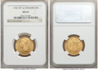 Frederick VIII gold 20 Kroner 1908 (h)-VBP MS65 NGC, Copenhagen mint, KM810. AGW 0.2593 oz. 

HID09801242017

© 2020 Heritage Auctions | All Right...