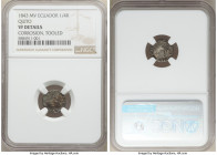 Republic 1/4 Real 1843 QUITO-MV VF Details (Corrosion, Tooled) NGC, Quito mint, KM26.

HID09801242017

© 2020 Heritage Auctions | All Rights Reser...