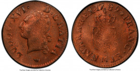 Louis XVI Liard 1789-M MS63 Red and Brown PCGS, Toulouse mint, KM585.10, Gad-348. 

HID09801242017

© 2020 Heritage Auctions | All Rights Reserved...