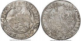 Mansfeld. Albrecht VII, Johann Georg I, Peter Ernst I & Christoph II Taler 1559 AU53 NGC, Eisleben mint, Dav-9534. 

HID09801242017

© 2020 Herita...