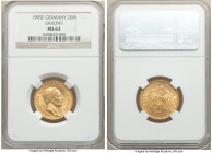 Saxony. Friedrich August III gold 20 Mark 1905-E MS63 NGC, Muldenhutten mint, KM1265. AGW 0.2305 oz. 

HID09801242017

© 2020 Heritage Auctions | ...