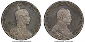 Prussia. Wilhelm II silver Specimen "Otto von Bismarck" Medal 1894 SP63 PCGS, Bennert-117. 33mm. By Lauer. WILHELM II DEUTSCHER KAISER KG V PR Bust of...