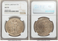 Victoria Trade Dollar 1897-B AU55 NGC, Bombay mint, KM-T5. Amber toned, minor rim bumps. 

HID09801242017

© 2020 Heritage Auctions | All Rights R...