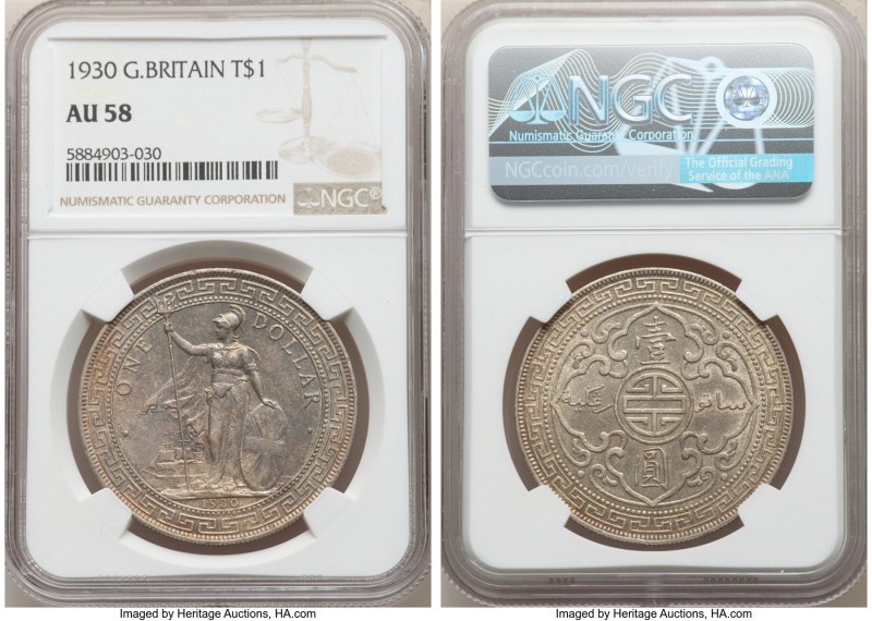 George V Trade Dollar 1930 AU58 NGC, KM-T5.

HID09801242017

© 2020 Heritage...