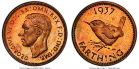 George VI Proof Farthing 1937 PR66 Red PCGS, KM843, S-4116. 

HID09801242017

© 2020 Heritage Auctions | All Rights Reserved