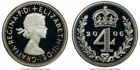 Elizabeth II 4-Piece Certified Prooflike Maundy Set 2006 PCGS, 1) Penny - PL67, KM898 2) 2 Pence - PL68, KM899 3) 3 Pence - PL68, KM901 4) 4 Pence - P...