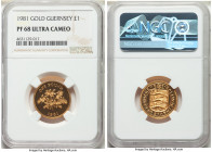 Elizabeth II gold Proof Pound 1981 PR68 Ultra Cameo NGC, KM37a. Mintage: 4,500. AGW 0.2359 oz. 

HID09801242017

© 2020 Heritage Auctions | All Ri...