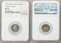Cochin 10-Piece Lot of Certified gold Fanams ND (1795-1850) MS62 NGC, KM10, Fr-1504. Sold as is, no returns. 

HID09801242017

© 2020 Heritage Auc...