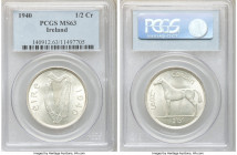 Republic 1/2 Crown 1940 MS63 PCGS, KM16. 

HID09801242017

© 2020 Heritage Auctions | All Rights Reserved
