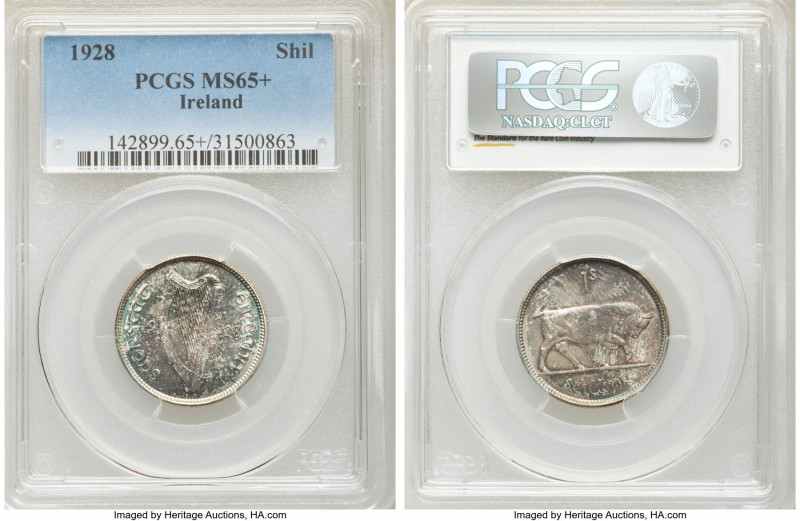 4-Piece Lot of Certified Assorted Shillings PCGS, 1) Free State Shilling 1928 - ...