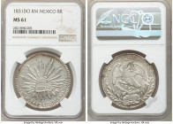 Republic 8 Reales 1831 Do-RM MS61 NGC, Durango mint, KM377.4, DP-Do08, B on eagle''s claw. Lustrous and lightly toned. 

HID09801242017

© 2020 He...