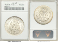 Estados Unidos Peso 1921-M MS63 ANACS, Mexico City mint, KM455. Pale gold toning, semi-key date. 

HID09801242017

© 2020 Heritage Auctions | All ...