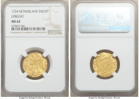 Utrecht. Provincial gold Ducat 1724 MS62 NGC, KM7.4. Luster muted, satin surface. 

HID09801242017

© 2020 Heritage Auctions | All Rights Reserved...