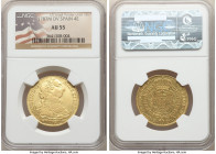 Charles III gold 4 Escudos 1787 M-DV AU55 NGC, Madrid mint, KM418.1a. AGW 0.3809 oz. 

HID09801242017

© 2020 Heritage Auctions | All Rights Reser...