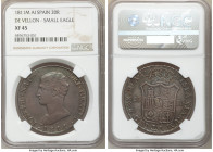 Joseph Napoleon "De Vellon" 20 Reales 1811 M-AI XF45 NGC, Madrid mint, KM551.2. Gunmetal toning. 

HID09801242017

© 2020 Heritage Auctions | All ...