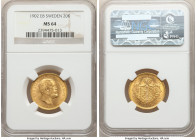 Oscar II gold 20 Kronor 1902-EB MS64 NGC, KM765. AGW 0.2593 oz. 

HID09801242017

© 2020 Heritage Auctions | All Rights Reserved