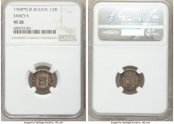 3-Piece Lot of Certified Assorted Reales NGC, 1) Bolivia: Charles III "Fancy 9" 1/2 Real 1769 PTS-JR - VF20, Potosi mint, KM46 2) Mexico: Philip V 2 R...