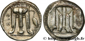 BRUTTIUM - CROTON
Type : Nomos ou statère 
Date : c. 510-480 AC. 
Mint name / Town : Crotone 
Metal : silver 
Diameter : 21,5  mm
Orientation dies : 1...