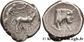 SICILY - GELA
Type : Tétradrachme 
Date : c. 420-415 AC. 
Mint name / Town : Géla, Sicile 
Metal : silver 
Diameter : 26  mm
Orientation dies : 11  h....