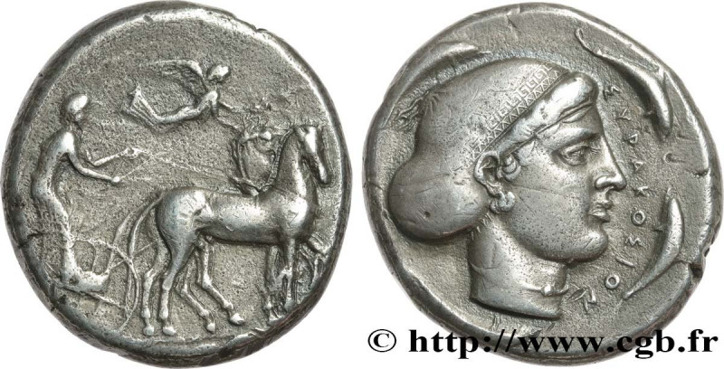 SICILY - SYRACUSE
Type : Tétradrachme 
Date : c. 430-420 AC. 
Mint name / Town :...