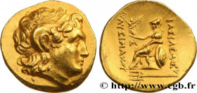 THRACE - BYZANTION
Type : Statère d’or 
Date : c. 250-220 AC. 
Mint name / Town : Byzance, Thrace 
Metal : gold 
Diameter : 20,5  mm
Orientation dies ...