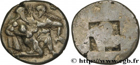 THRACE - THRACIAN ISLANDS - THASOS
Type : Statère 
Date : c. 510-480 AC. 
Mint name / Town : Thasos, Île de Thrace 
Metal : silver 
Diameter : 21,5  m...