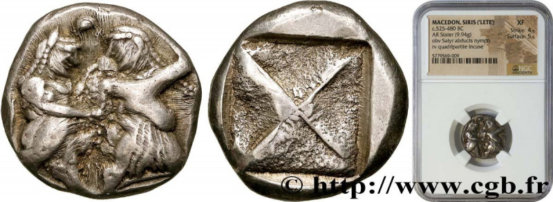 MACEDONIA - LETE
Type : Statère 
Date : c. 500-480 AC. 
Mint name / Town : Lete,...