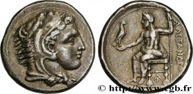 MACEDONIA - MACEDONIAN KINGDOM - ALEXANDER III THE GREAT
Type : Tétradrachme 
Date : c. 328-320 AC 
Mint name / Town : Arados, Phénicie 
Metal : silve...