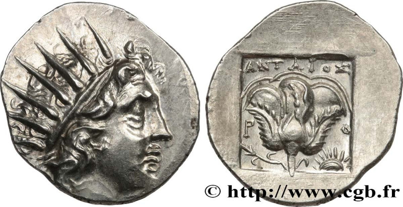 CARIA - CARIAN ISLANDS - RHODES
Type : Drachme plinthophore 
Date : c. 125-88 AC...