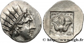 CARIA - CARIAN ISLANDS - RHODES
Type : Drachme plinthophore 
Date : c. 125-88 AC. 
Mint name / Town : Rhodes, Carie 
Metal : silver 
Diameter : 18  mm...
