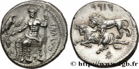 CILICIA - TARSUS - MAZAEUS SATRAP
Type : Statère 
Date : c. 340 AC. 
Mint name / Town : Tarse, Cilicie 
Metal : silver 
Diameter : 23,5  mm
Orientatio...