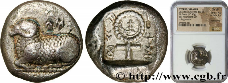 CYPRUS - SALAMIS
Type : Statère 
Date : c. 480-460 AC. 
Mint name / Town : Salam...