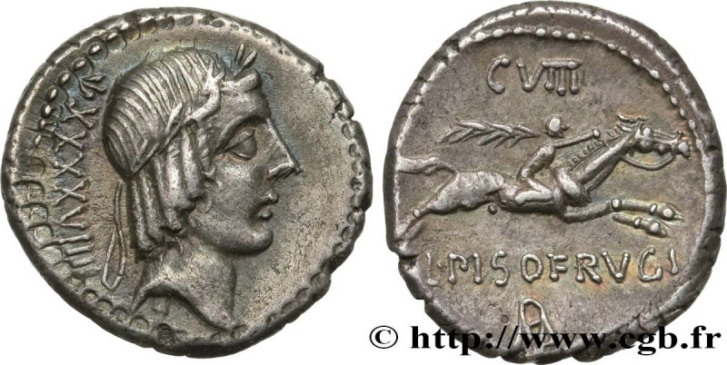 CALPURNIUS
Type : Denier 
Date : 90 AC. 
Mint name / Town : Rome 
Metal : silver...