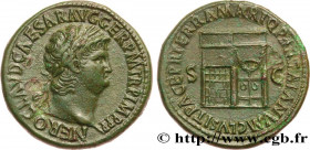 NERO
Type : Sesterce 
Date : 67 
Mint name / Town : Rome 
Metal : bronze 
Diameter : 35  mm
Orientation dies : 6  h.
Weight : 26,75  g.
Rarity : R2 
O...