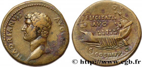 HADRIAN
Type : Sesterce 
Date : 132-134 
Mint name / Town : Rome 
Metal : copper 
Diameter : 33  mm
Orientation dies : 11  h.
Weight : 27,53  g.
Rarit...